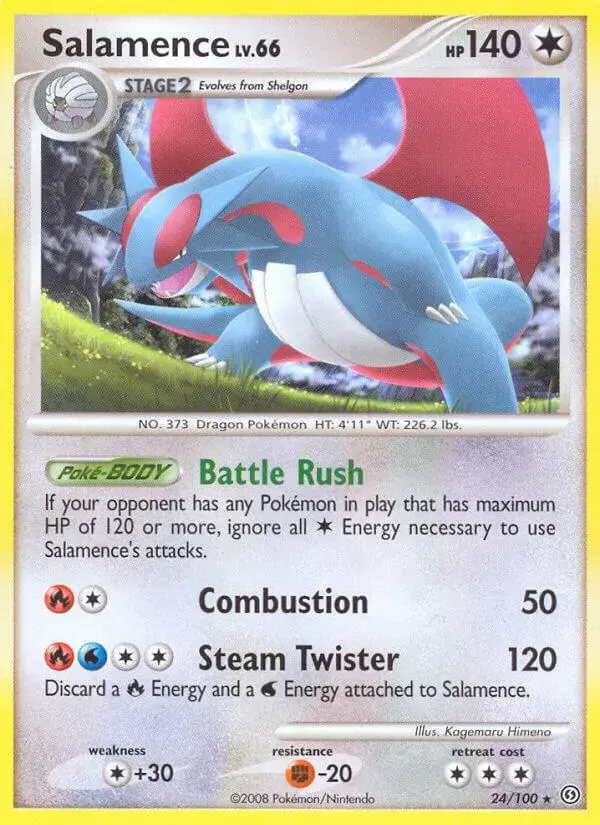 Salamence - Pokemon Stormfront #24