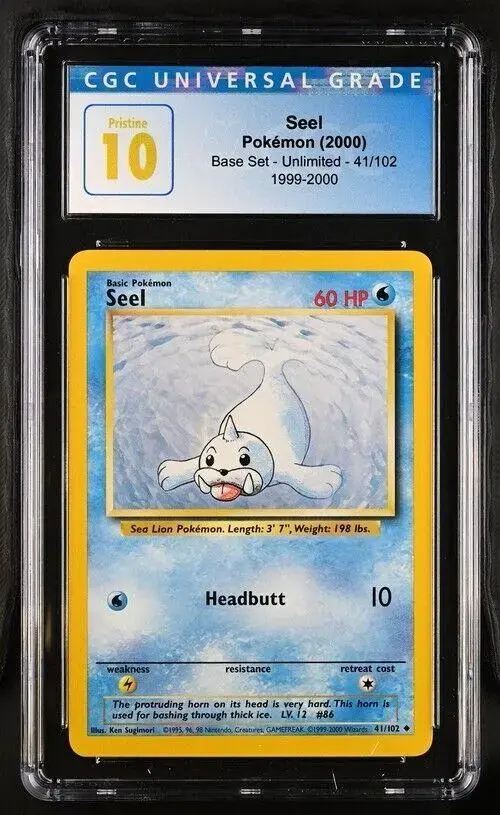 Seel [1999-2000] - Pokemon Base Set #41
