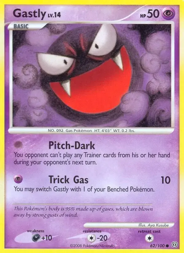 Gastly - Pokemon Stormfront #62