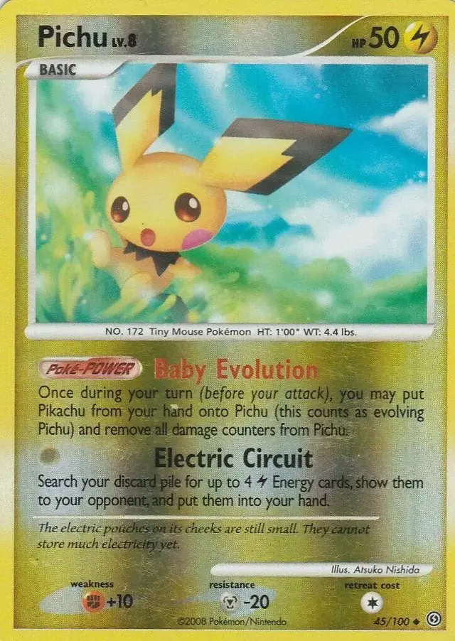 Pichu [Reverse Holo] - Pokemon Stormfront #45