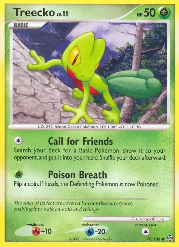 Treecko - Pokemon Stormfront #79