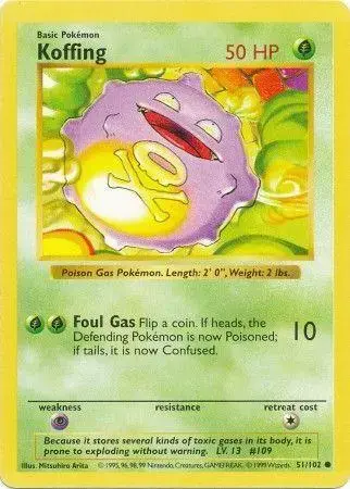 Koffing [Shadowless]