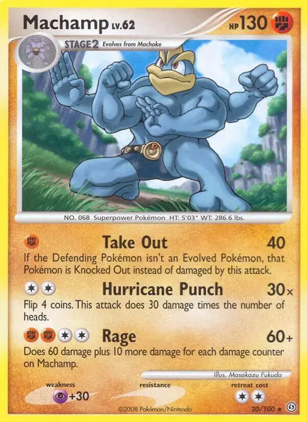 Machamp - Pokemon Stormfront #20