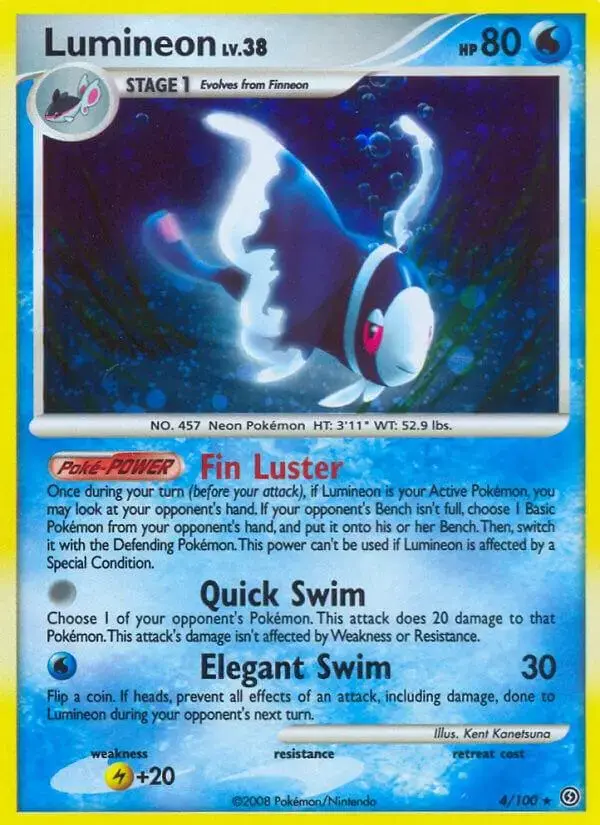 Lumineon - Pokemon Stormfront #4