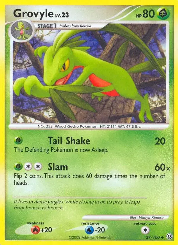 Grovyle - Pokemon Stormfront #39