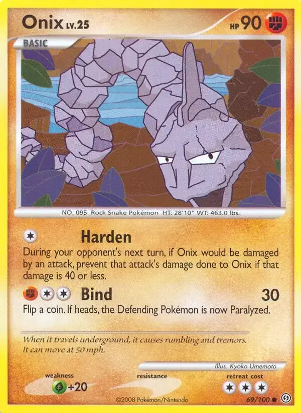 Onix - Pokemon Stormfront #69