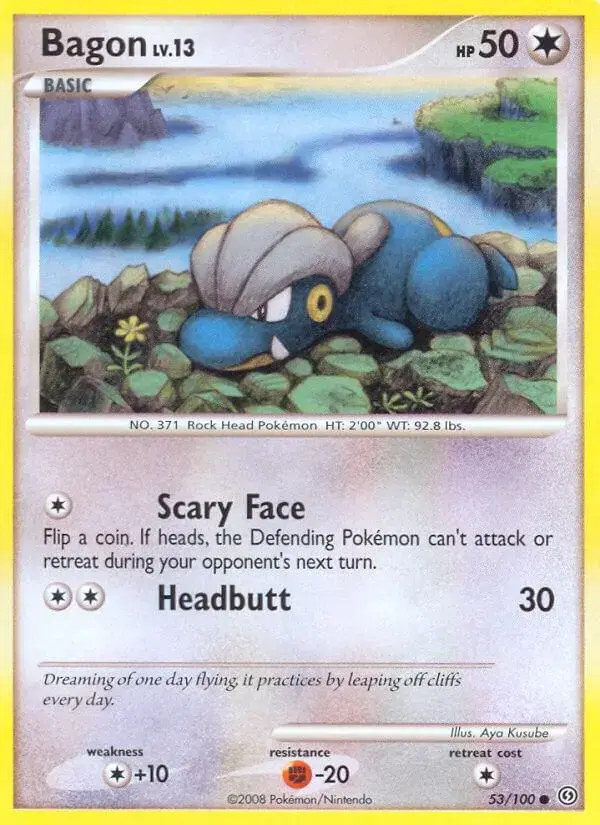 Bagon - Pokemon Stormfront #53