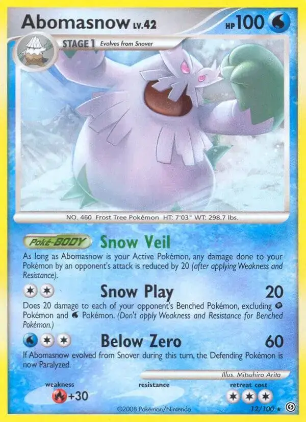 Abomasnow - Pokemon Stormfront #12