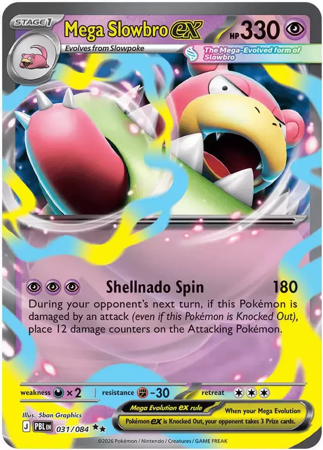 Mega Slowbro ex - Pokemon Pitch Black #31