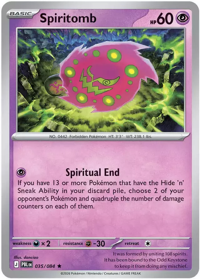 Spiritomb #35 - Pokemon Pitch Black