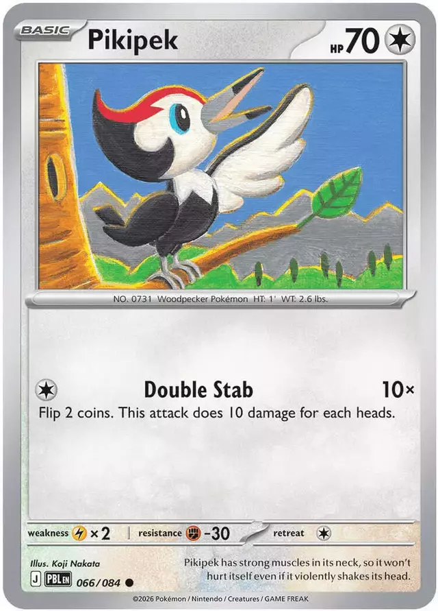 Pikipek - Pokemon Pitch Black #66