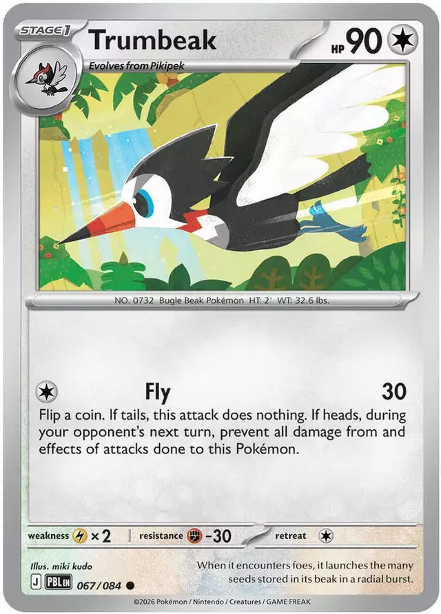 Trumbeak - Pokemon Pitch Black #67