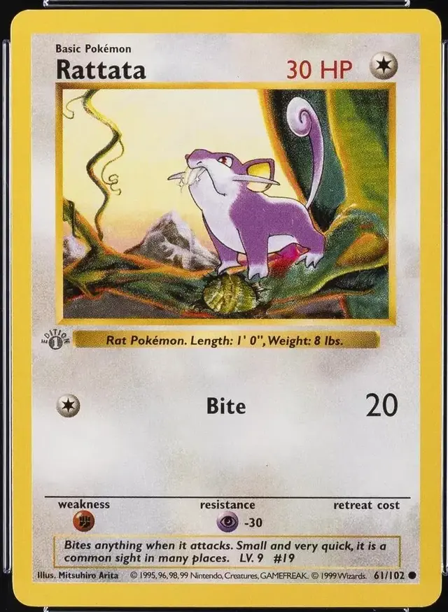 Rattata [1st Edition Gray Stamp]