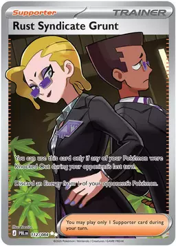 Rust Syndicate Grunt 112 - Pokemon Pitch Black