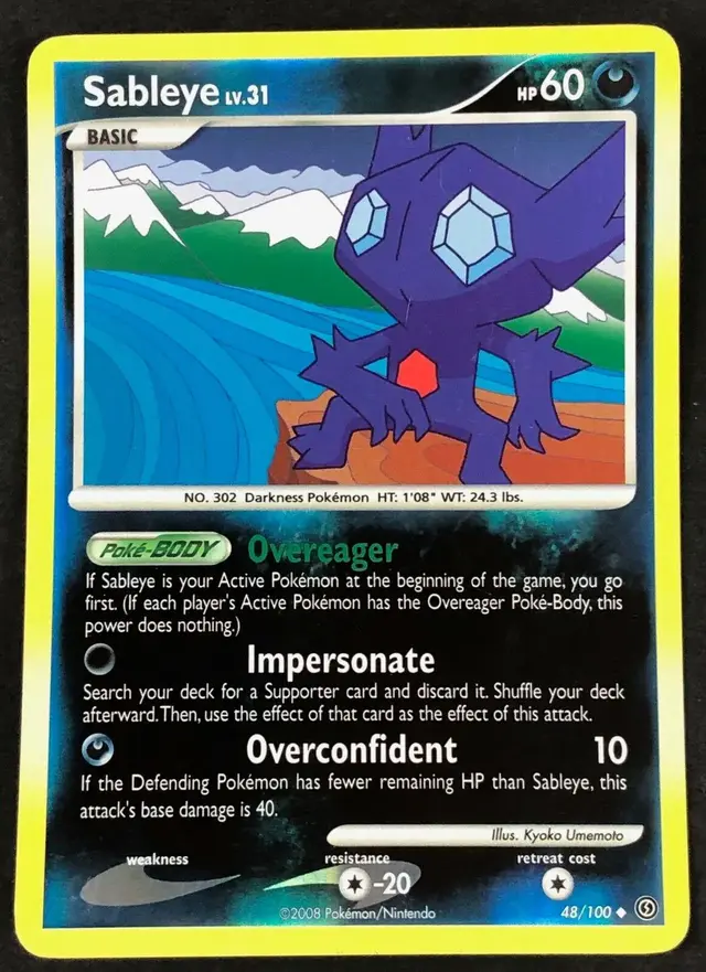 Sableye [Reverse Holo] - Pokemon Stormfront #48