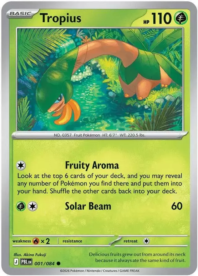 Tropius - Pokemon Pitch Black #1