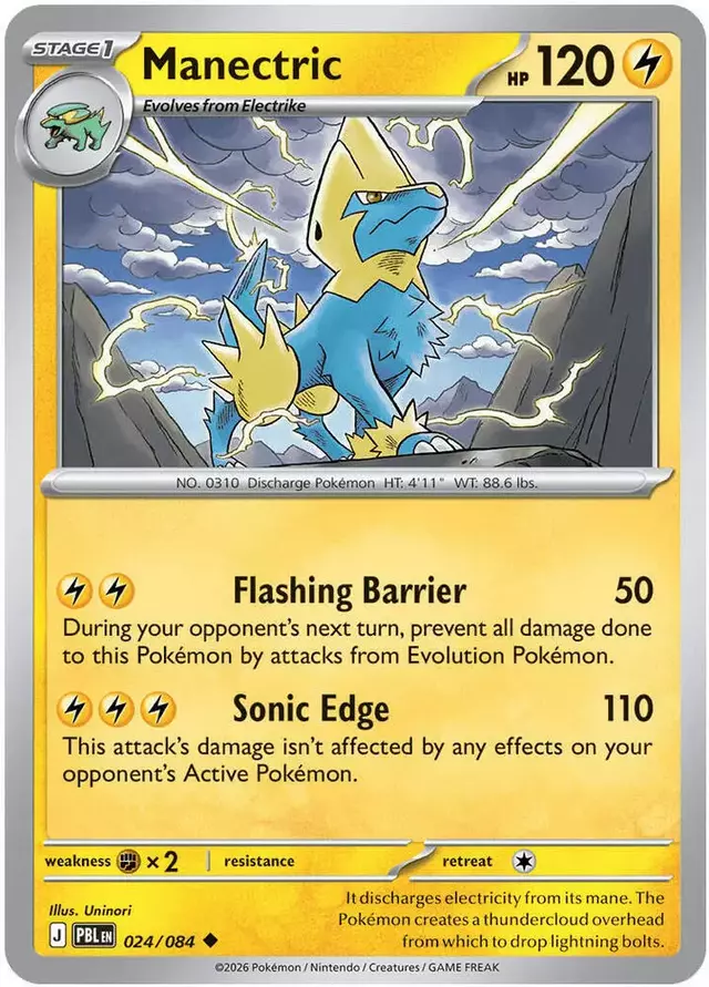Manectric - Pokemon Pitch Black #24