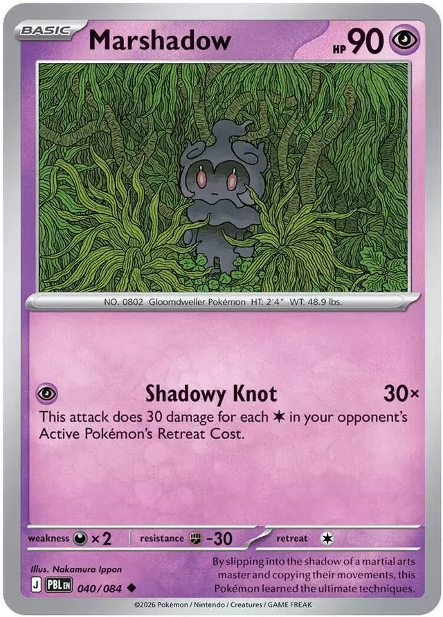 Marshadow - Pokemon Pitch Black #40