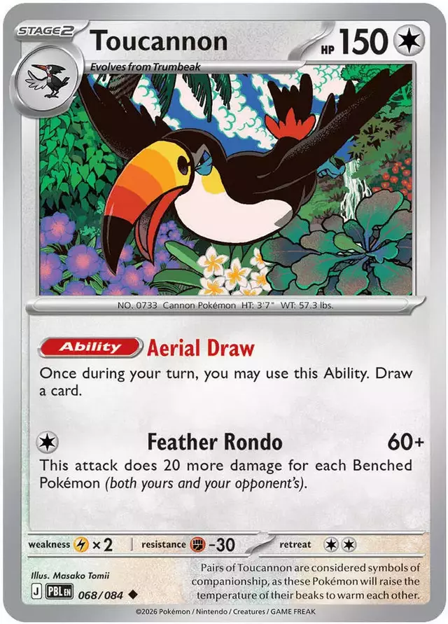 Toucannon - Pokemon Pitch Black #68