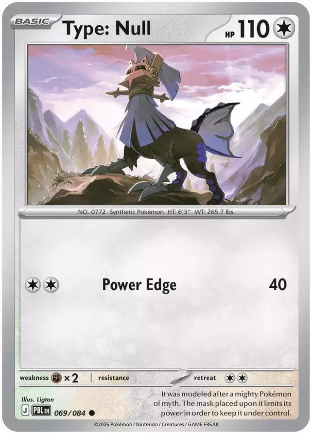 Type: Null #69 - Pokemon Pitch Black