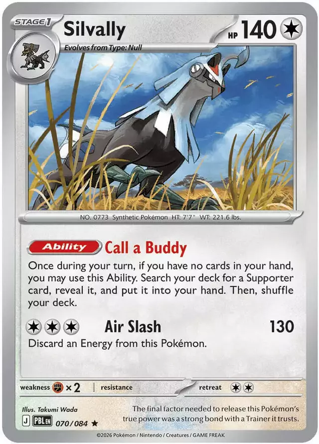 Silvally [Reverse Holo] - Pokemon Pitch Black #70