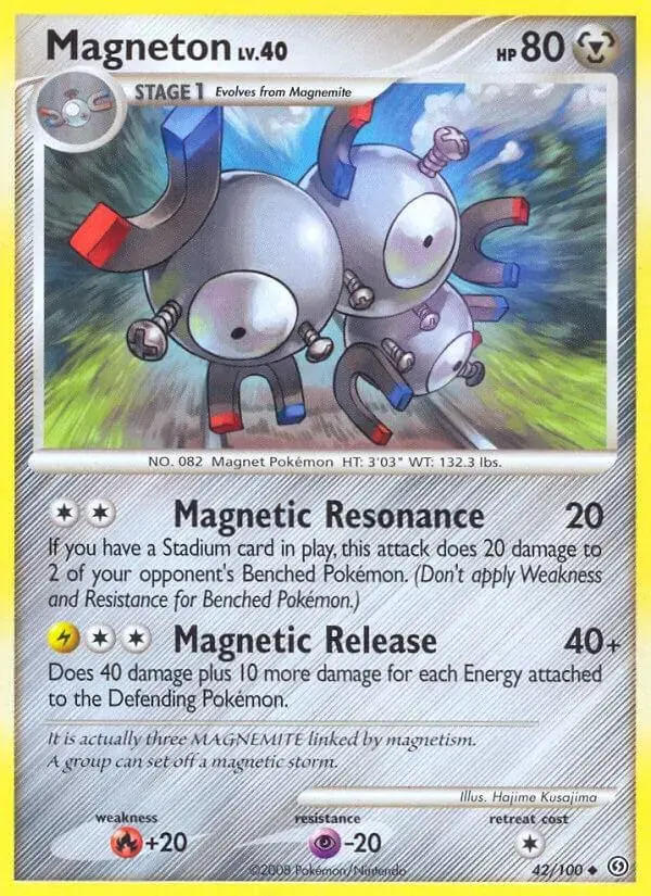 Magneton - Pokemon Stormfront #42