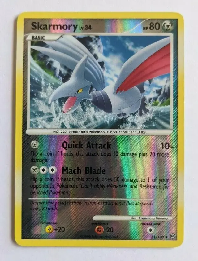 Skarmory [Reverse Holo] - Pokemon Stormfront #51