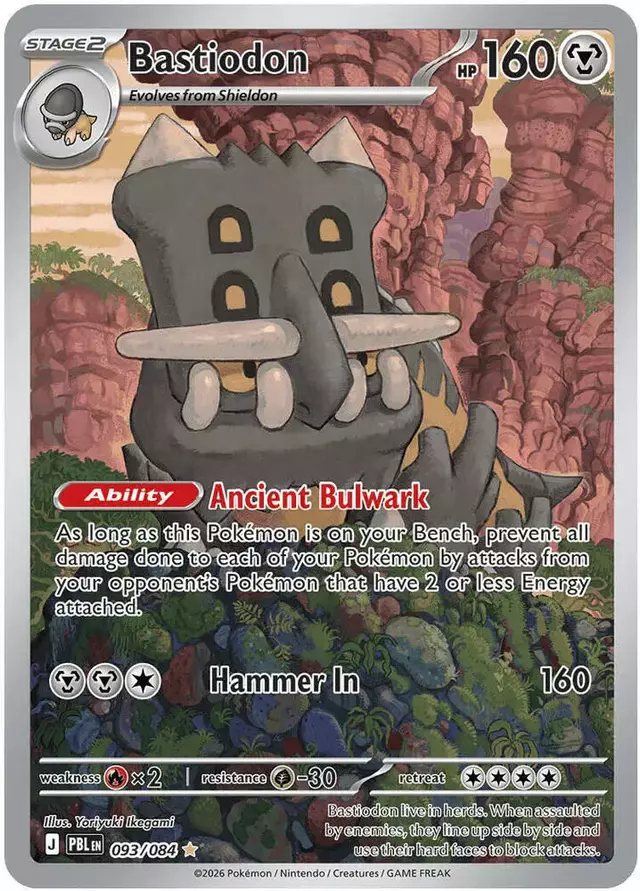 Bastiodon - Pokemon Pitch Black #93