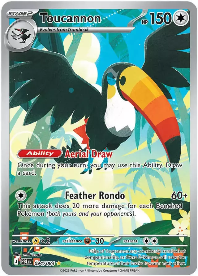 Toucannon - Pokemon Pitch Black #94