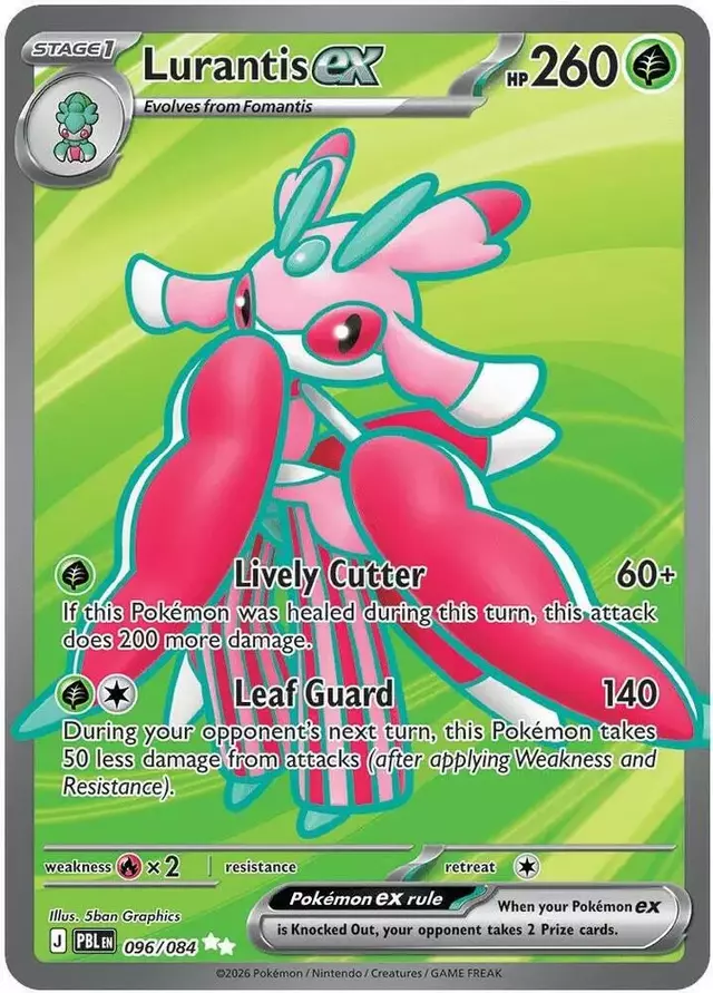 Lurantis ex - Pokemon Pitch Black #96