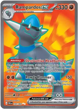 Rampardos ex 100 - Pokemon Pitch Black