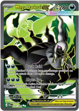 Mega Darkrai ex 101 - Pokemon Pitch Black