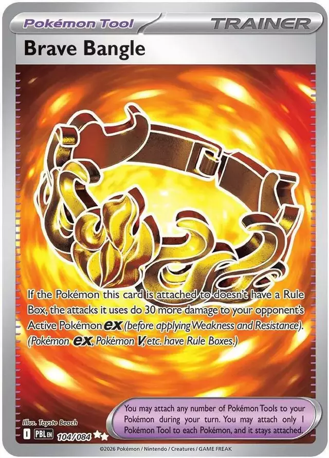 Brave Bangle - Pokemon Pitch Black #104