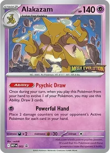 Alakazam [Holo] - Pokemon Mega Evolution Promo #3