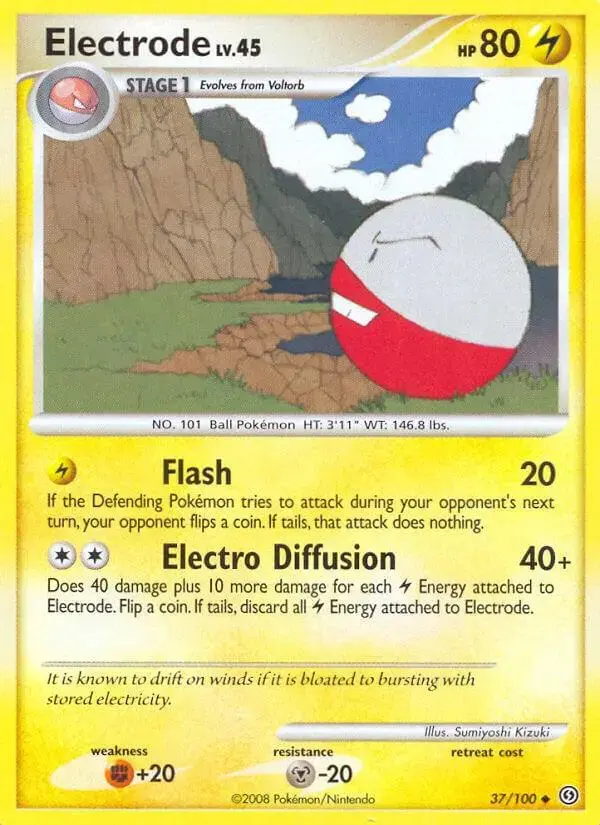 Electrode - Pokemon Stormfront #37