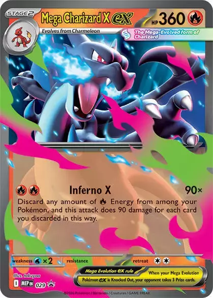 Mega Charizard X ex - Pokemon Mega Evolution Promo #29