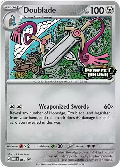 Doublade - 067 [Staff] - Pokemon Mega Evolution Promo #67