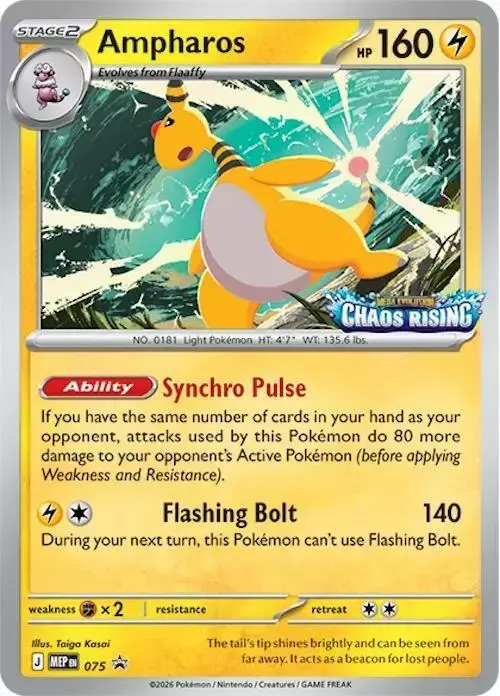 Ampharos - Pokemon Mega Evolution Promo #75
