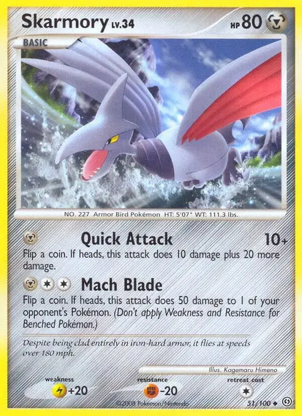 Skarmory - Pokemon Stormfront #51