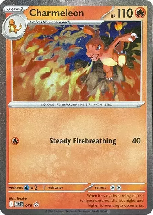 Charmeleon [Cosmos Holo] - Pokemon Mega Evolution Promo #79