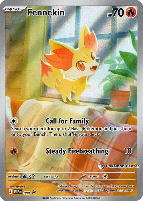 Fennekin [Pokemon Center Exclusive] - Pokemon Mega Evolution Promo #80