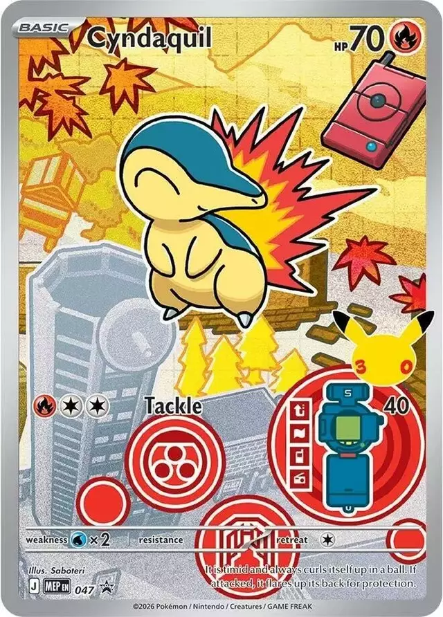 Cyndaquil - Pokemon Mega Evolution Promo #47