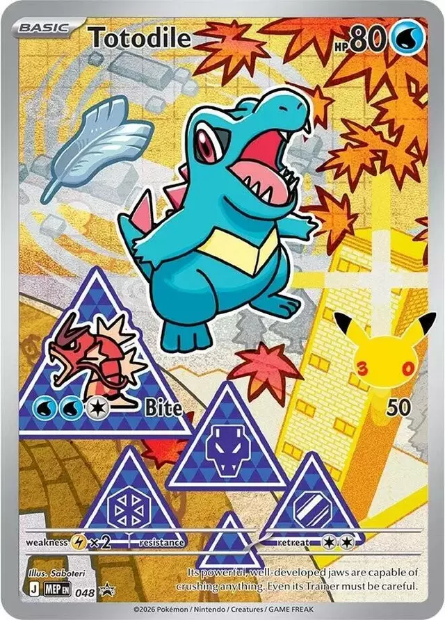 Totodile - Pokemon Mega Evolution Promo #48
