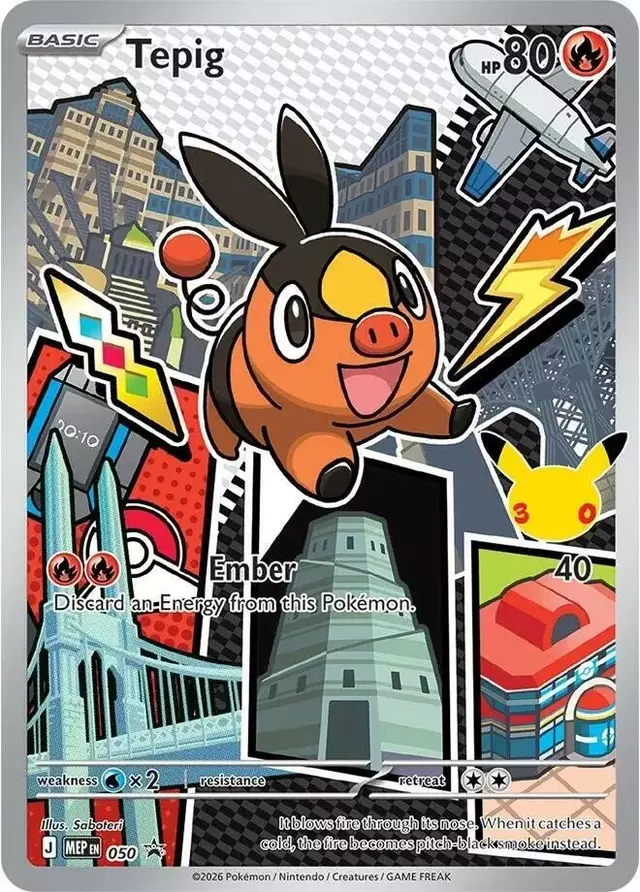 Tepig - Pokemon Mega Evolution Promo #50