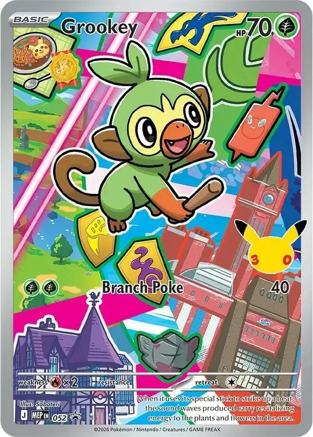 Grookey - Pokemon Mega Evolution Promo #52