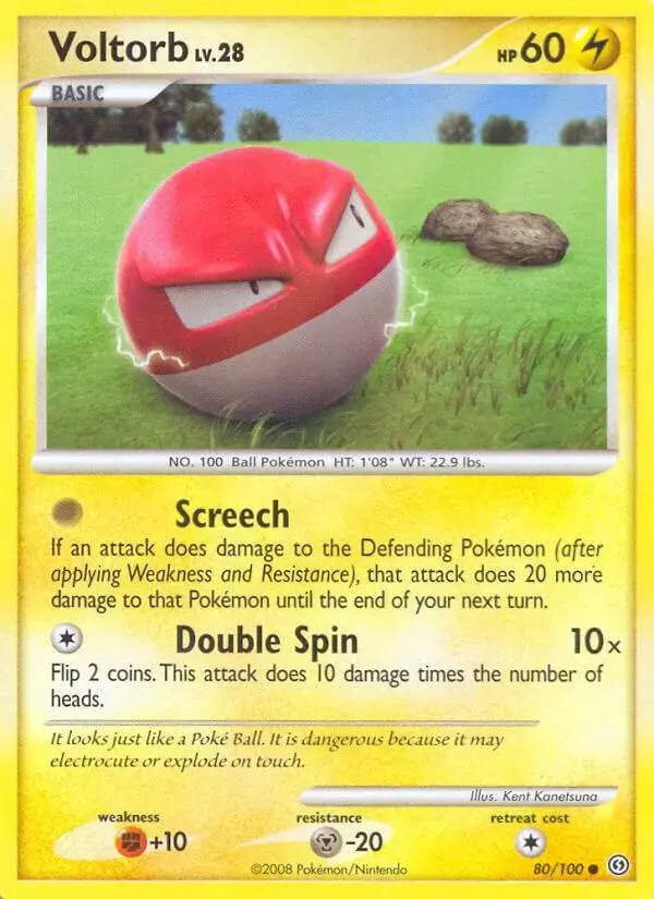 Voltorb - Pokemon Stormfront #80