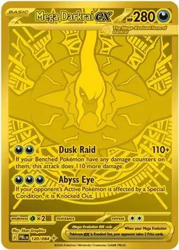 Mega Darkrai ex #120 - Pokemon Pitch Black