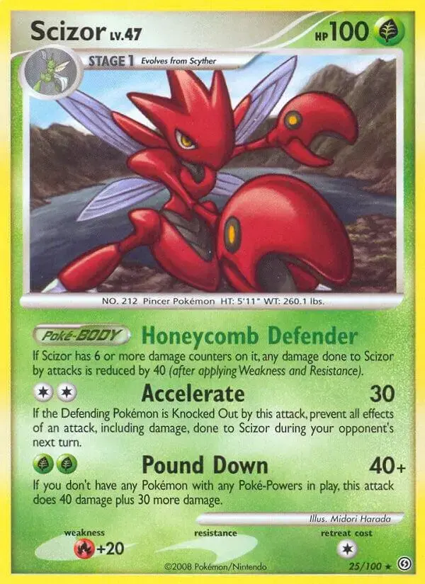 Scizor - Pokemon Stormfront #25