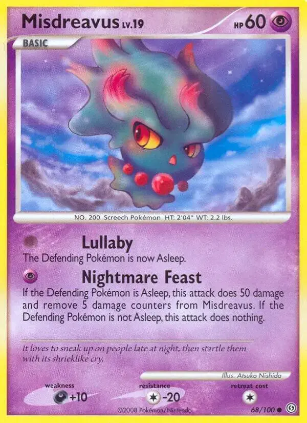 Misdreavus - Pokemon Stormfront #68