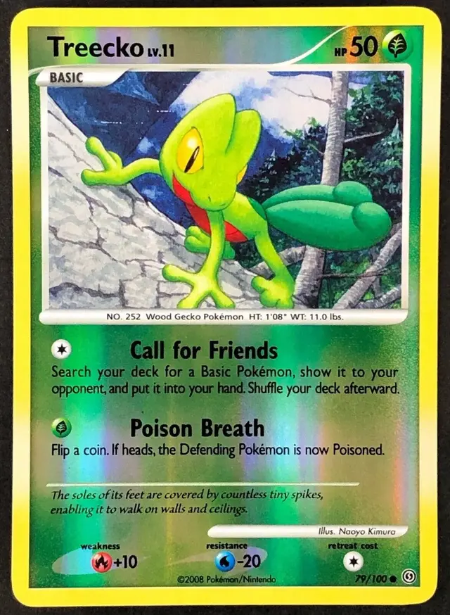 Treecko [Reverse Holo] - Pokemon Stormfront #79